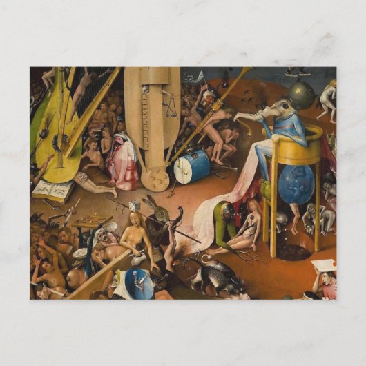 Hieronymus Bosch-The Garden of Hell Postkarte (Vorderseite)