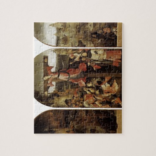 Hieronymus Bosch- Triptychon St. Liberata Puzzle (Vertikal)