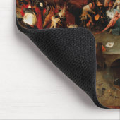 Hieronymus Bosch - Versuchung des Heiligen Anthony Mousepad (Ecke)