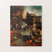 Hieronymus Bosch - Versuchung des Heiligen Anthony Puzzle (Vertikal)