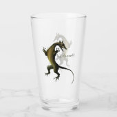 Hieronymus Boschs tanzende Ratte Glas (Rückseite)