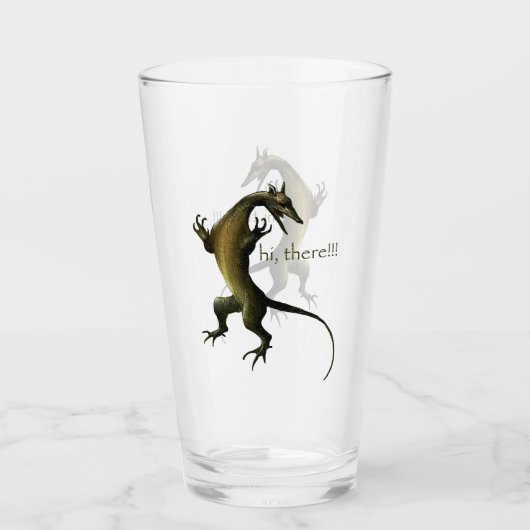 Hieronymus Boschs tanzende Ratte Glas (Vorderseite)