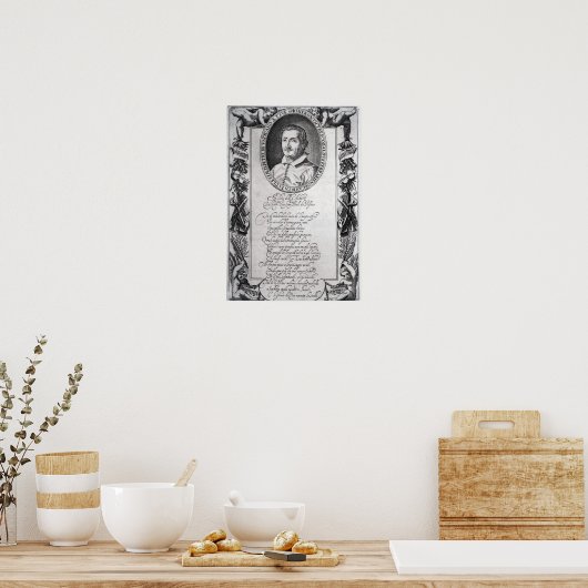 Hieronymus Frescobaldi, engraved by Christian Poster (Küche)