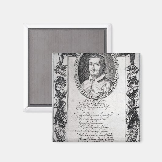 Hieronymus Frescobaldi, graviert durch Christlich Magnet (Vorderseite/Rückseite)