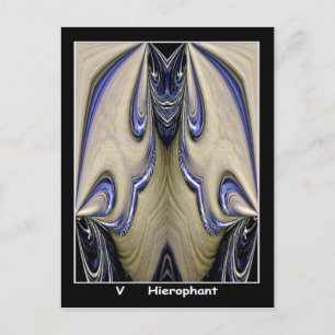 Hierophant Tarot Card Postkarte