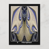 Hierophant Tarot Card Postkarte (Vorderseite)