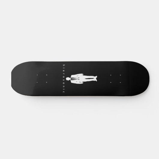 Hierosonic Henker-Plattform (Schwarzes) Skateboard (Horizontal)