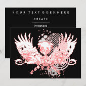 Hifi-Baum Einladung (Vorne/Hinten)