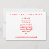 Hifi-Baum Einladung (Rückseite)