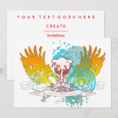 Hifi-Baum Einladung (Vorne/Hinten)