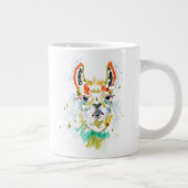 Hifi Llama - Portrait Jumbo-Tasse (Rechts)