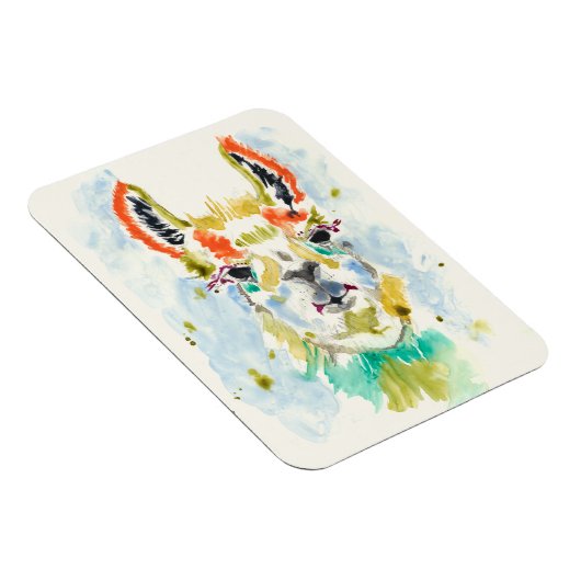 Hifi Llama - Portrait Magnet (Rechte Seite)