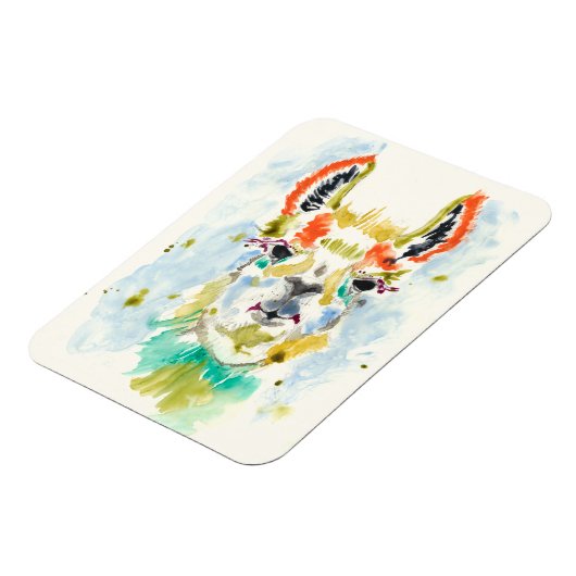 Hifi Llama - Portrait Magnet (Linke Seite)