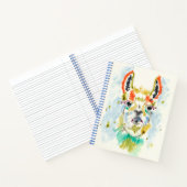 Hifi Llama - Portrait Notizblock (Innenseite)