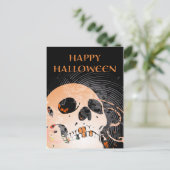 Hifi-Schädel 2 Postkarte (Stehend Vorderseite)