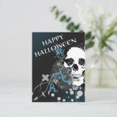 Hifi-Schädel Postkarte (Stehend Vorderseite)