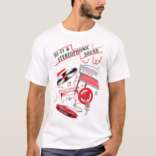 Hifi und stereophoner Ton-T - Shirt