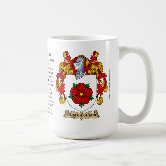 Higginbotham, der Ursprung, die Bedeutung und das Kaffeetasse (Rechts)