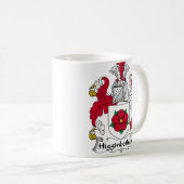Higginbotham Familienwappen Kaffeetasse (VorderseiteRechts)