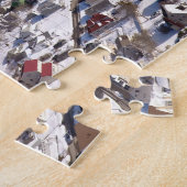 Higgins Beach Offsaison Birdseye Winter Ocean Puzzle (Seite)