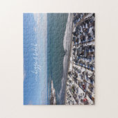 Higgins Beach Offsaison Birdseye Winter Ocean Puzzle (Vertikal)