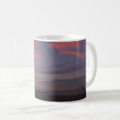 Higgins Beach Sunrise mit zwei rosa Wolken Kaffeetasse (VorderseiteRechts)