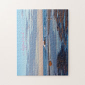 Higgins Beach Zen Sunrise Gezeitenpool Reflektione Puzzle (Vertikal)