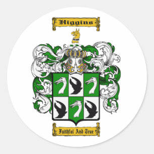 Higgins (Englisch) Runder Aufkleber