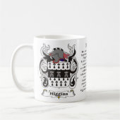 Higgins Familien-Wappen Tasse (Links)