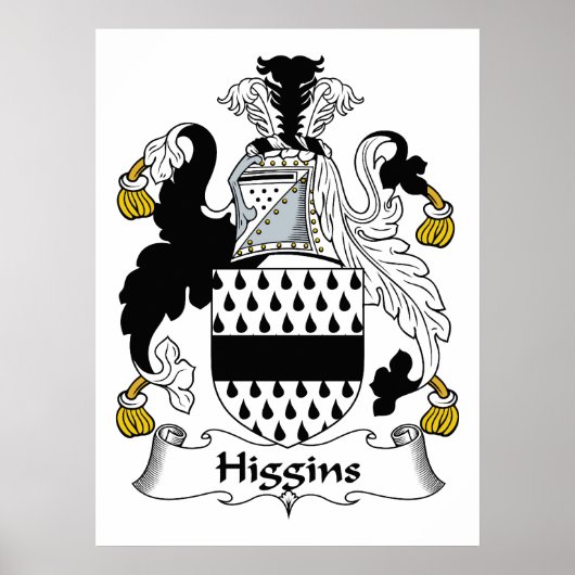 Higgins-Familienwappen Poster (Vorne)