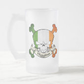 Higgins Iren-Schädel Mattglas Bierglas (Links)