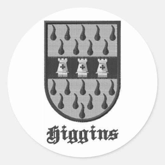 Higgins Irish Clan Aufkleber (Vorderseite)