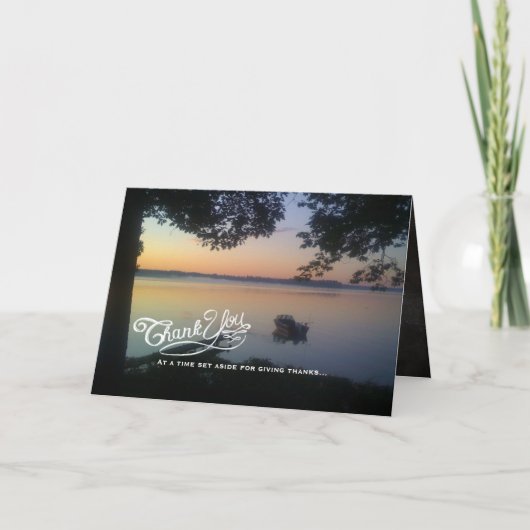 Higgins Lake Feiertagskarte (Vorderseite)