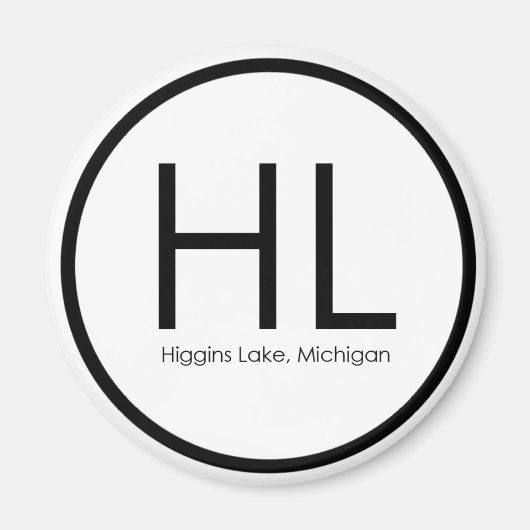 Higgins Lake Magnet (Vorne)