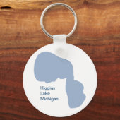 Higgins Lake, Michigan Schlüsselanhänger (Vorderseite)