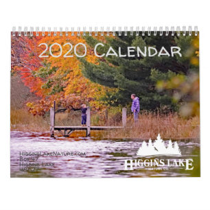 Higgins Lake Nature 2020 Calendar c Kalender