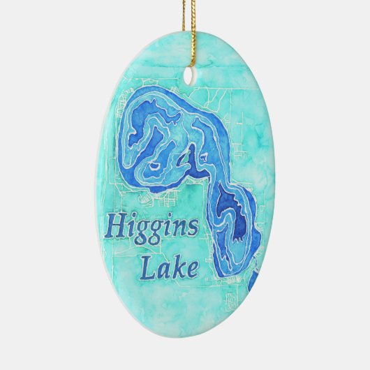 Higgins Lake Ornament (Rechts)