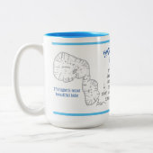 Higgins Lake Stats Zweifarbige Tasse (Links)