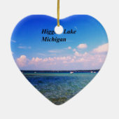 Higgins Michigansee Keramik Ornament (Hinten)