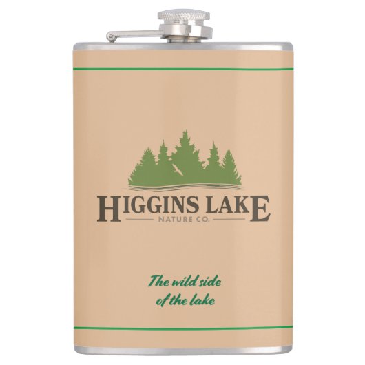 Higgins See-Naturflasche Flachmann (Vorderseite)