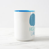 Higgins See, Roscommon Landkreis, Michigan Zweifarbige Tasse (Mittel)