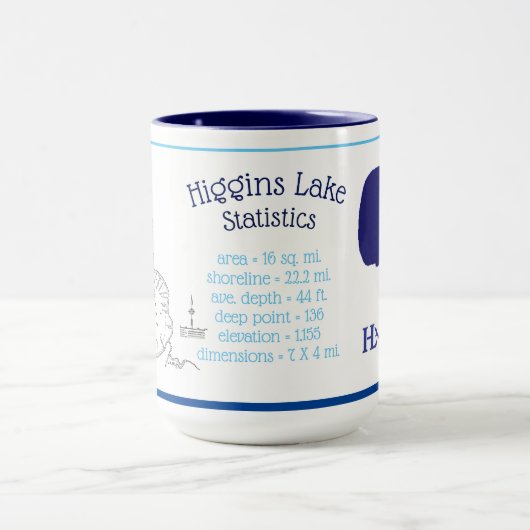 Higgins Seenotfall Tasse (Zentrum)