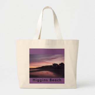 Higgins Strand-Sonnenuntergang Jumbo Stoffbeutel