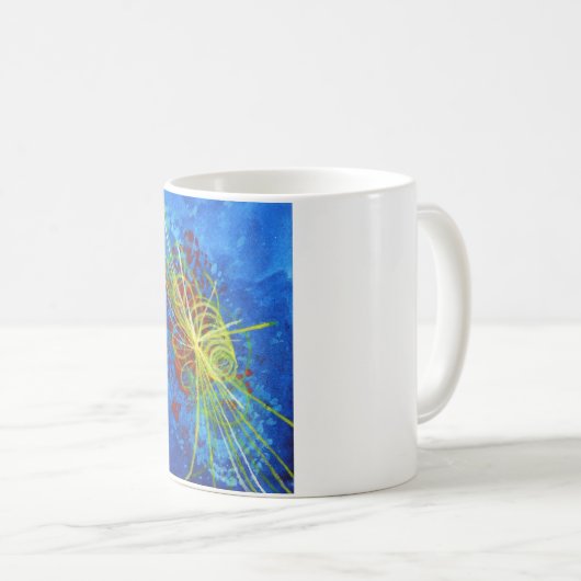 Higgs Boson Coffee Tasse (VorderseiteRechts)