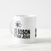 Higgs Boson größer als Jesus Kaffeetasse (Vorderseite Links)