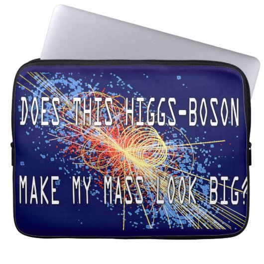 Higgs-Boson-Masse Laptopschutzhülle (Vorderseite)