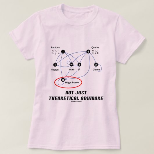 Higgs Boson nicht gerade theoretisch mehr T-Shirt (Design vorne)