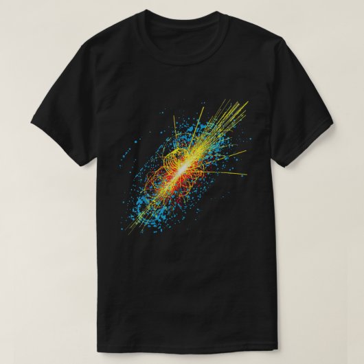 Higgs Boson Quantum Particle Collision Art T-Shirt (Design vorne)