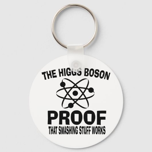 Higgs Boson Smashing Stuff Works Schlüsselanhänger (Vorderseite)