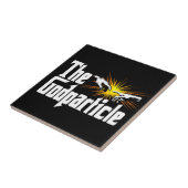 Higgs Boson The Godteilchen - Funny Physical Nerd Fliese (Seite)